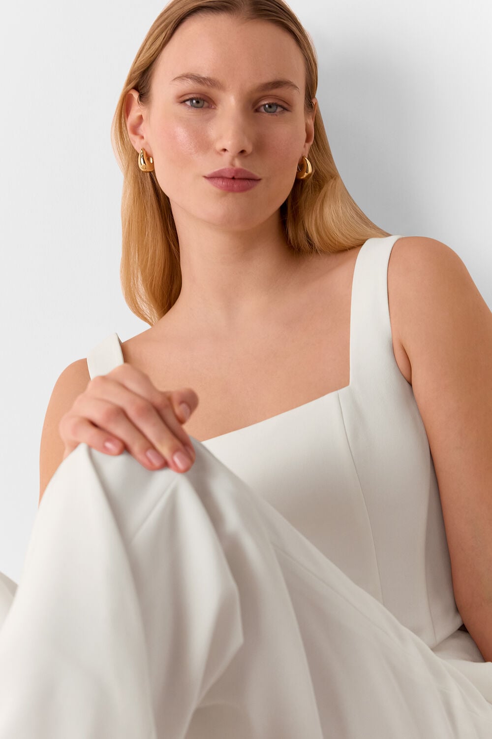 Ivory Structured Corset Bridal Top